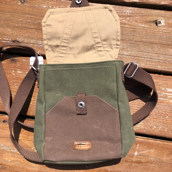 LL Bean Canvas Utility Crossbody bag purse NWT - Picture 9 of 12